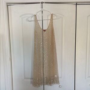 Chan Luu Beige Sequin Top